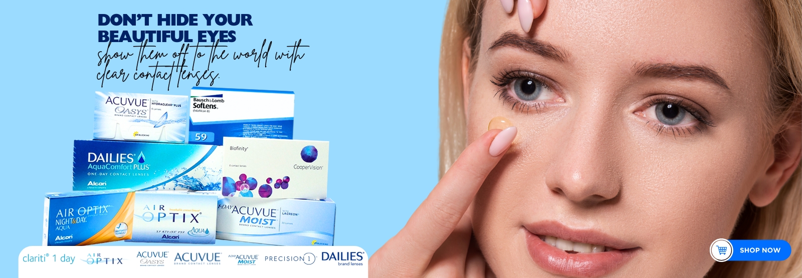 CLEAR CONTACT LENSES
