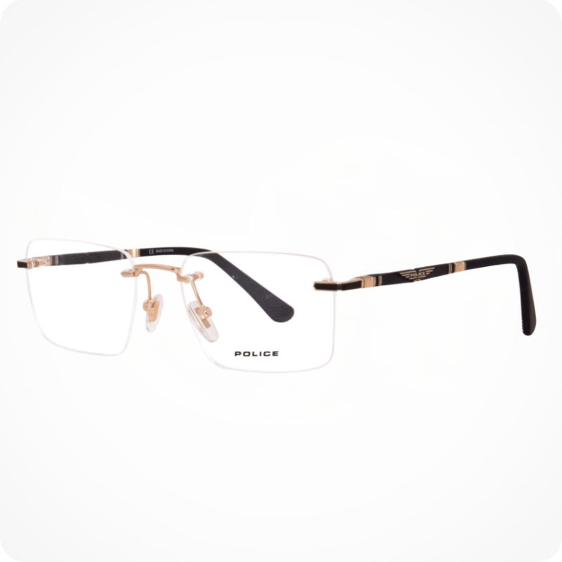 Police VPLF84 Men's Eyeglasses Frame