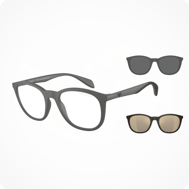 Emporio Armani EA4211 51261W 52 Men's Clip-On Frames