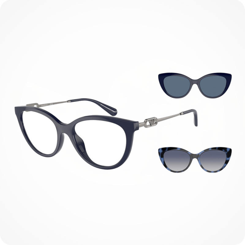 Emporio Armani EA4213U 51451W 53 Women's Clip-On Frames