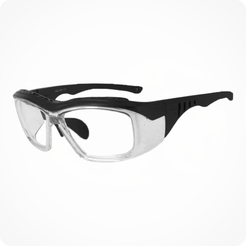 Nett FR NETT SAFETY S007 BLACK  ANSI Z87.1 Rated Prescription Safety Eyeglasses