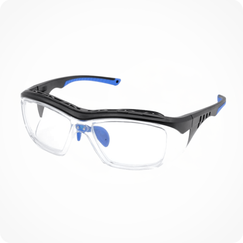 Adlux Safety FR ADLUX SAFETY S009 BLUE  ANSI Z87.1 Rated Prescription  Safety Glasses 