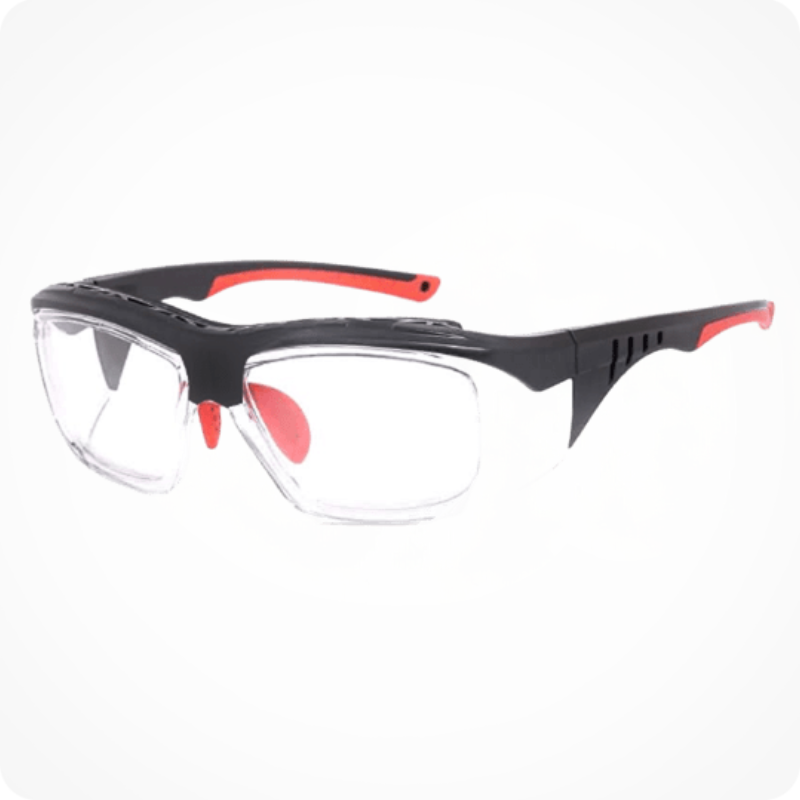 Adlux Safety FR ADLUX SAFETY S009 RED  ANSI Z87.1 Rated Prescription  Safety Glasses