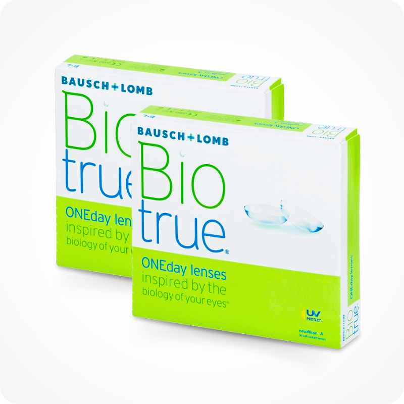 Biotrue ONEday Combo Pack - 90 Lenses (2 Boxes)