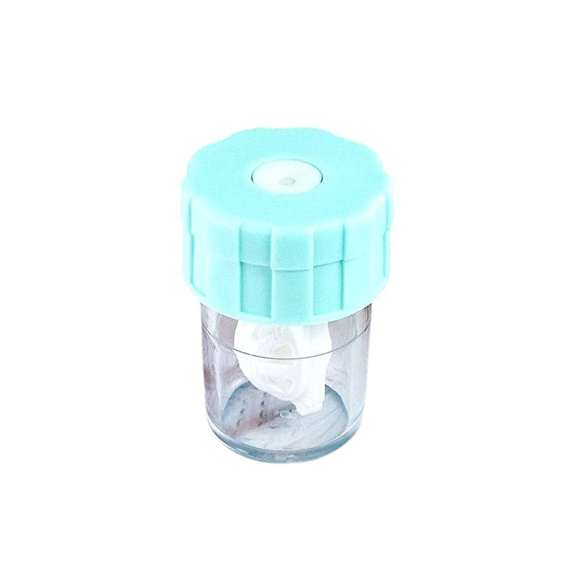 Manual Contact Lens Cleaner Rotary Washer Case