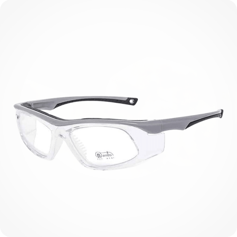 Banito HS8400 58-17 Z87+ GREY ANSI Z87.1-2010 Rated Prescription Safety Glasses