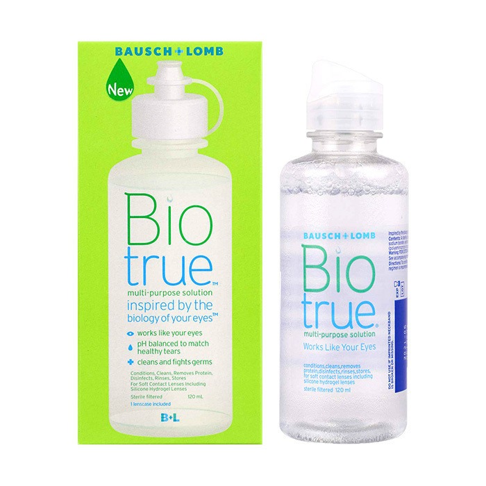 Bio True 120ml Contact Lens Solution