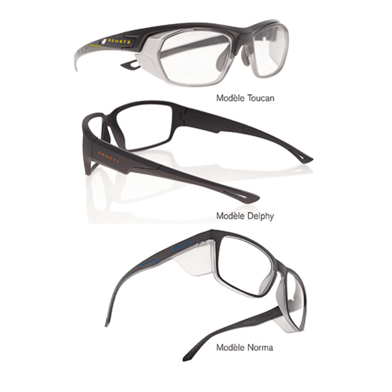 Demetz FR DEMETZ DELPHY SAFETY EN166.FT  Rated Prescription Safety Glasses