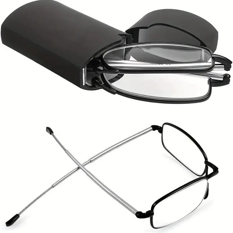 Blue Light Blocking Folding Metal Reading Glasses