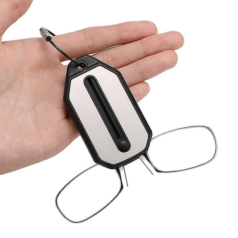 Nose Resting Frame Keychain Holder Reading Glasses