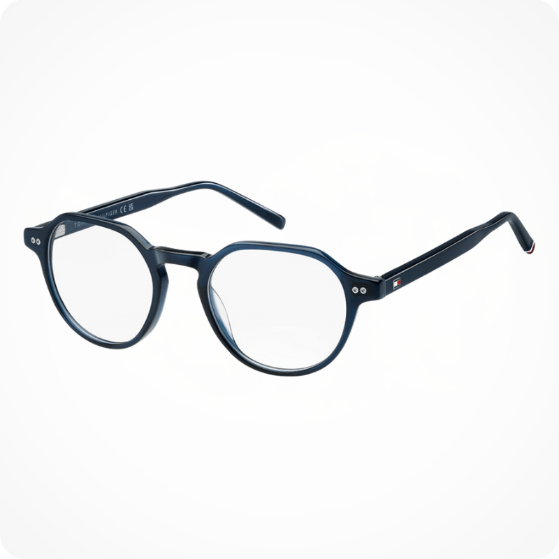 Tommy Hilfiger Hexagon Style Eyeglasses Frame