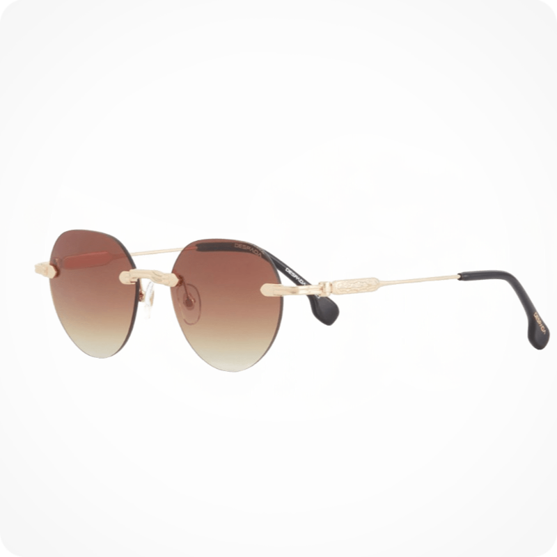 Despada DS 2332 C1 Women's Gold Sunglasses