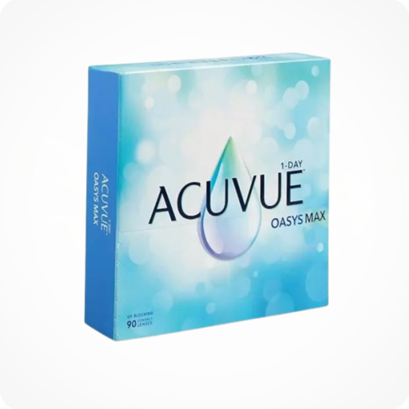 Acuvue Oasys Max 1-Day (90 Lenses) - Premium Daily Disposable 