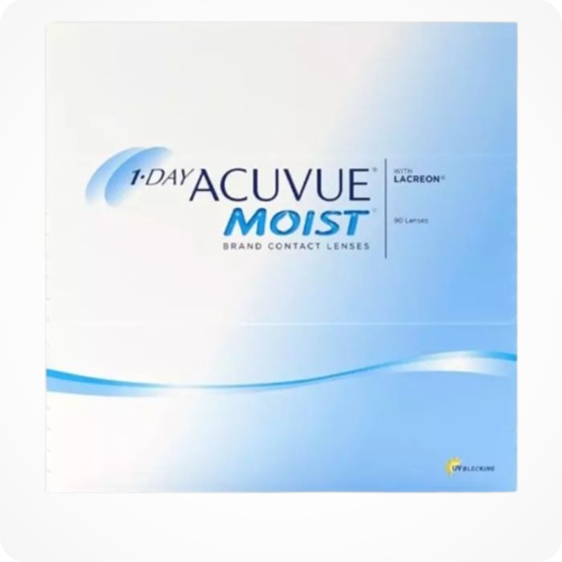 Acuvue Moist 1-Day 90 Pack Daily Contact Lenses