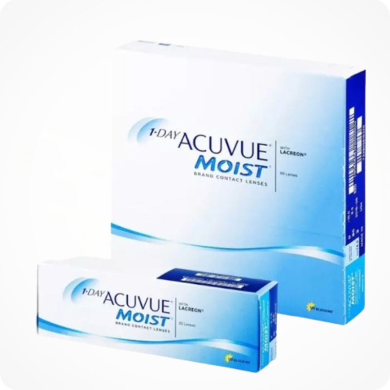 1-Day Acuvue Moist Contact Lenses 90+30 Super Deal