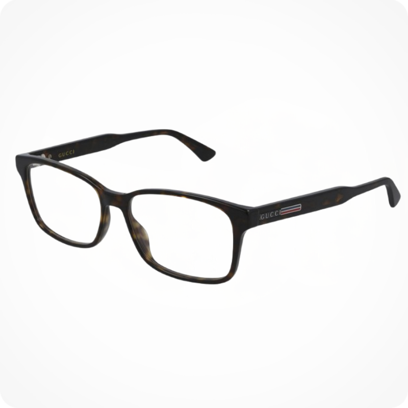 GUCCI Rectangle style eyeglasses frame