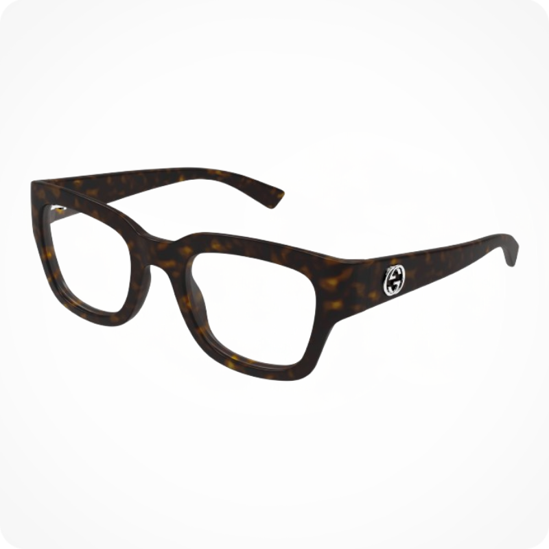 GUCCI rectangle style eyeglasses frame