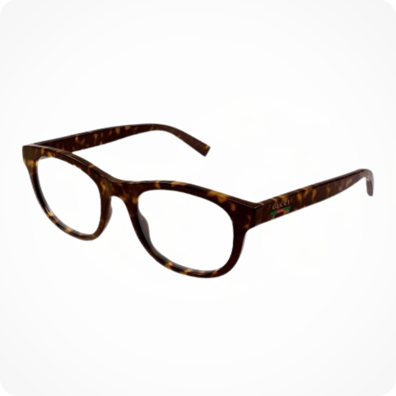 GUCCI pillow style eyeglasses frame