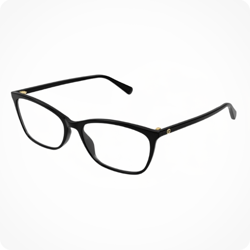 GUCCI rectangle style eyeglasses frame