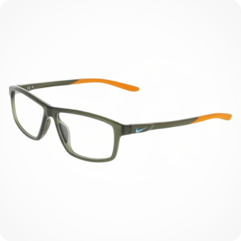 NIKE Rectangle Style Eyeglasses Frame