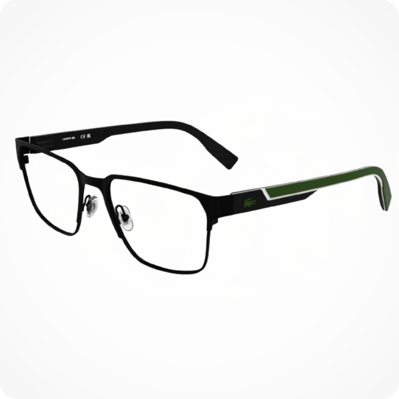 LACOSTE rectangle style eyeglasses frame