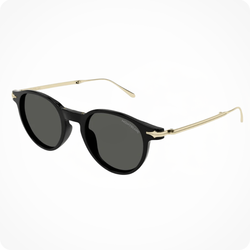 Mont Blanc Round-Style Sunglasses