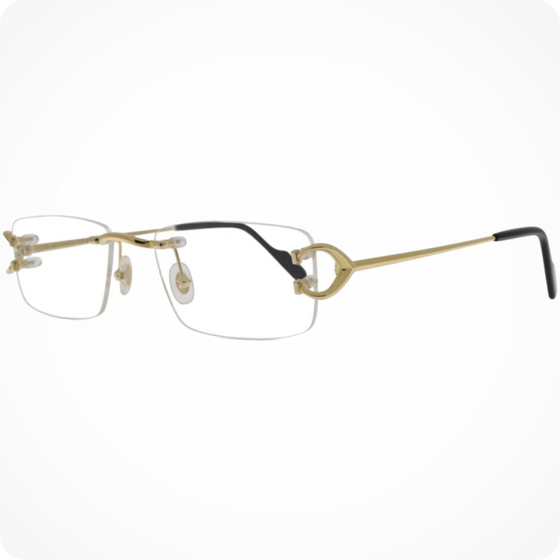 Cartier Rectangle Style  Eyeglasses Frame