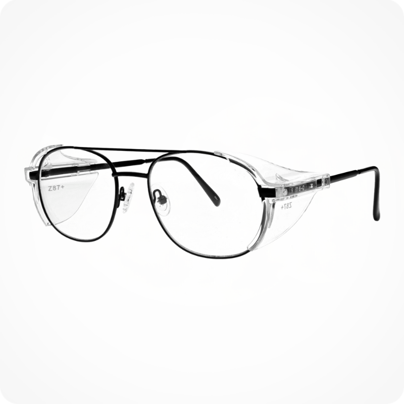 Philips RX-100 BK 56 EN166 F  Rated Prescription Safety Eyeglasses