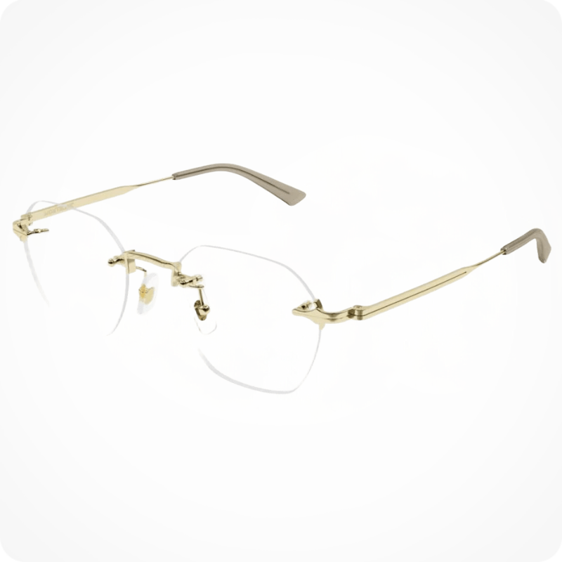 Mont Blanc Round-Style Eyeglasses Frame