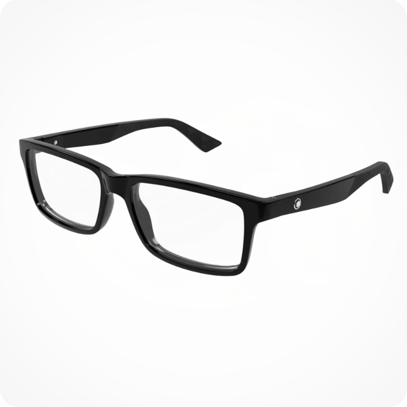 Mont Blanc Square-Style Eyeglasses Frame