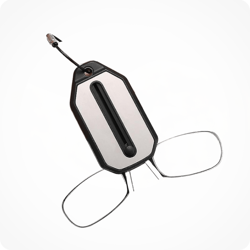 Nose Resting Frame Keychain Holder Reading Glasses