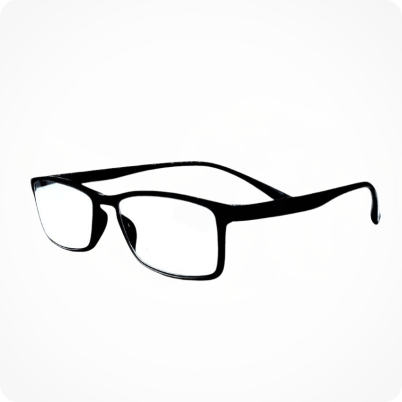 Desire Anti-Blue Light Reading Glasses - Shiny Black