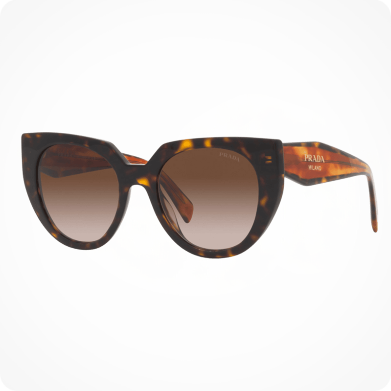 Prada Milano 0PR 14WS 2AU6S1 - Tortoise Women Sunglasses