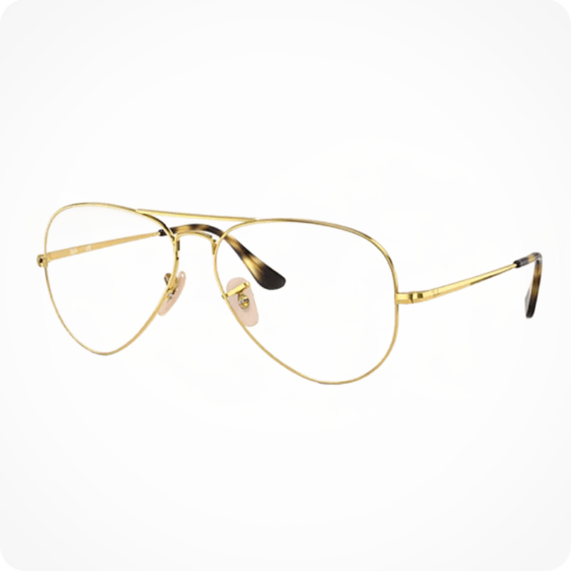 Ray-Ban Aviator-Style Eyeglasses Frame
