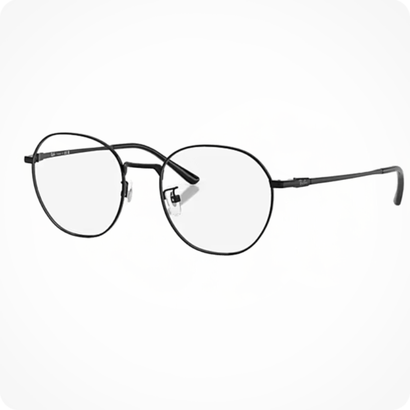 Ray-Ban Titanium Square-Style Eyeglasses Frame
