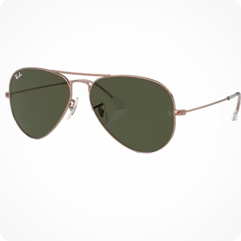 Ray-Ban AVIATOR ROSE GOLD RB3025  Unisex Sunglasses