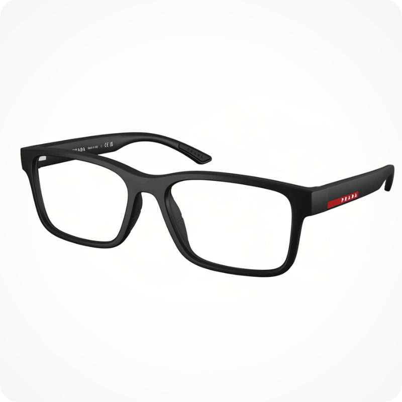 Prada Linea Rossa Rectangle Style Eyeglasses Frame