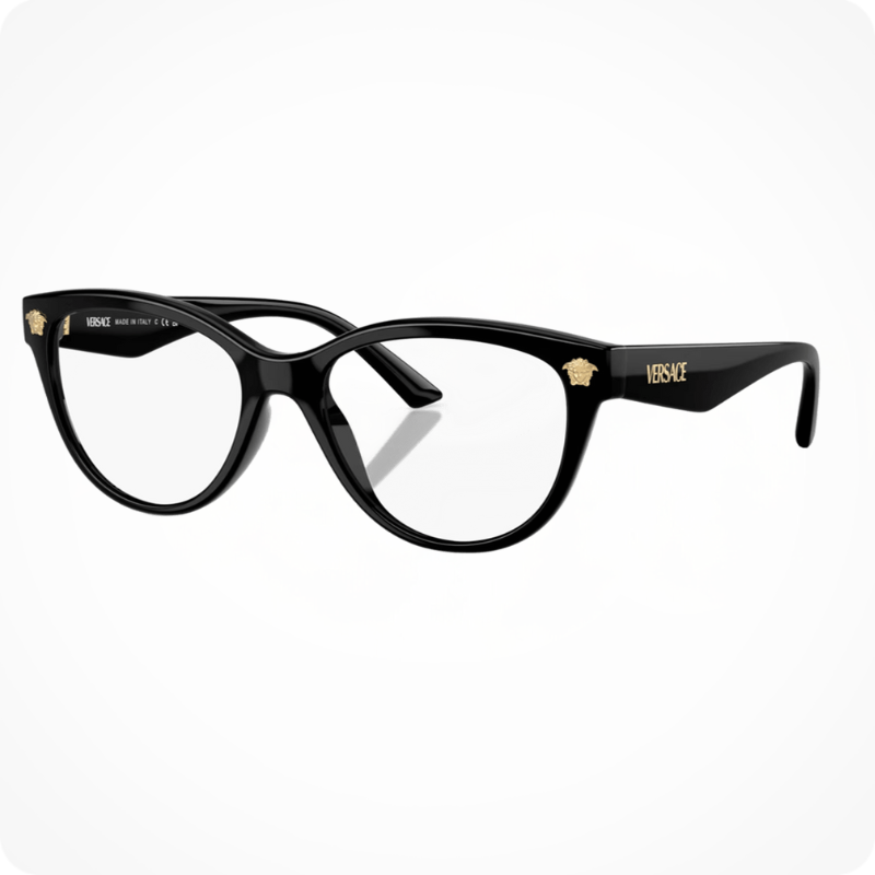 Versace Cat Eye Style Eyeglasses Frame