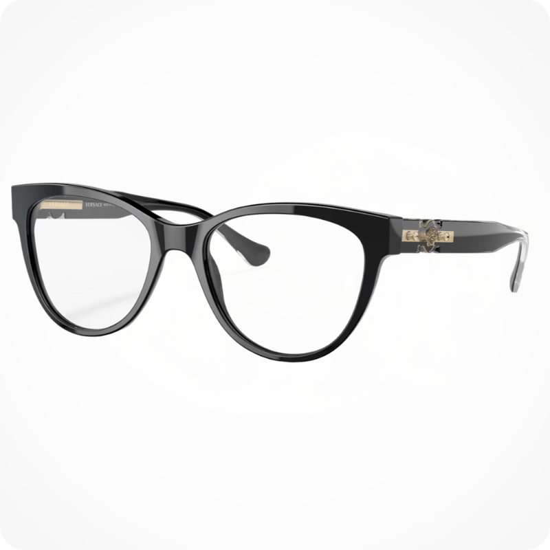 Versace Cat Eye Style Eyeglasses Frame