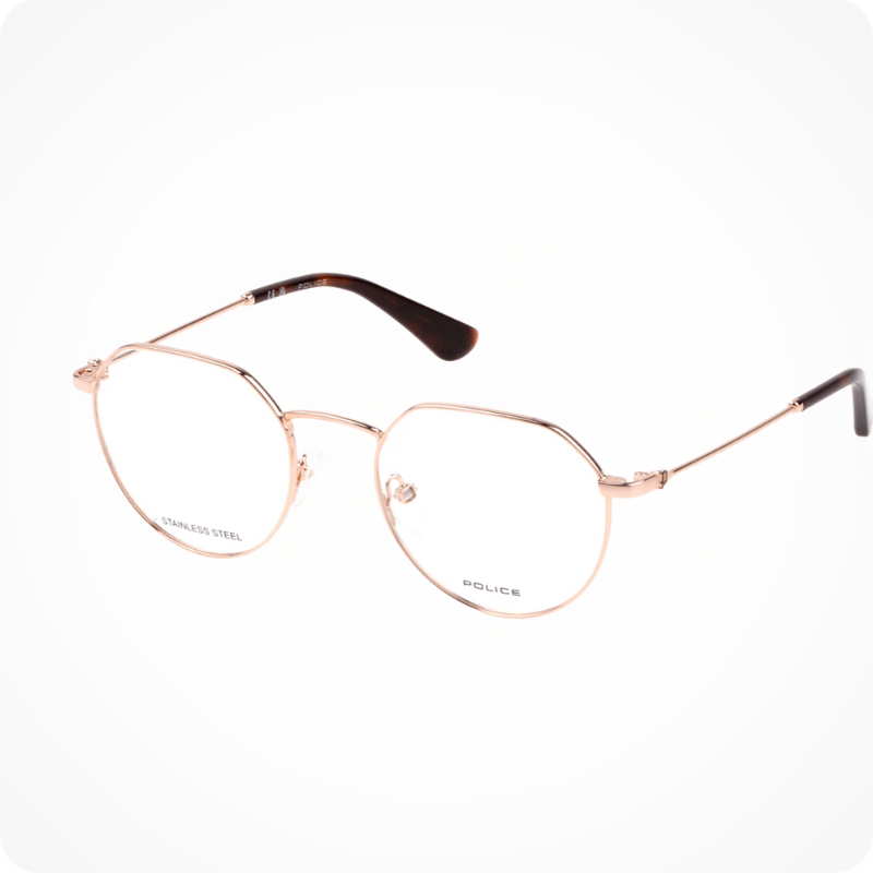 Police Junior Geometric Style Eyeglasses Frame