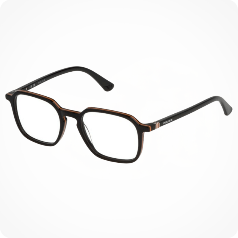 Police Junior Square Style Eyeglasses Frame
