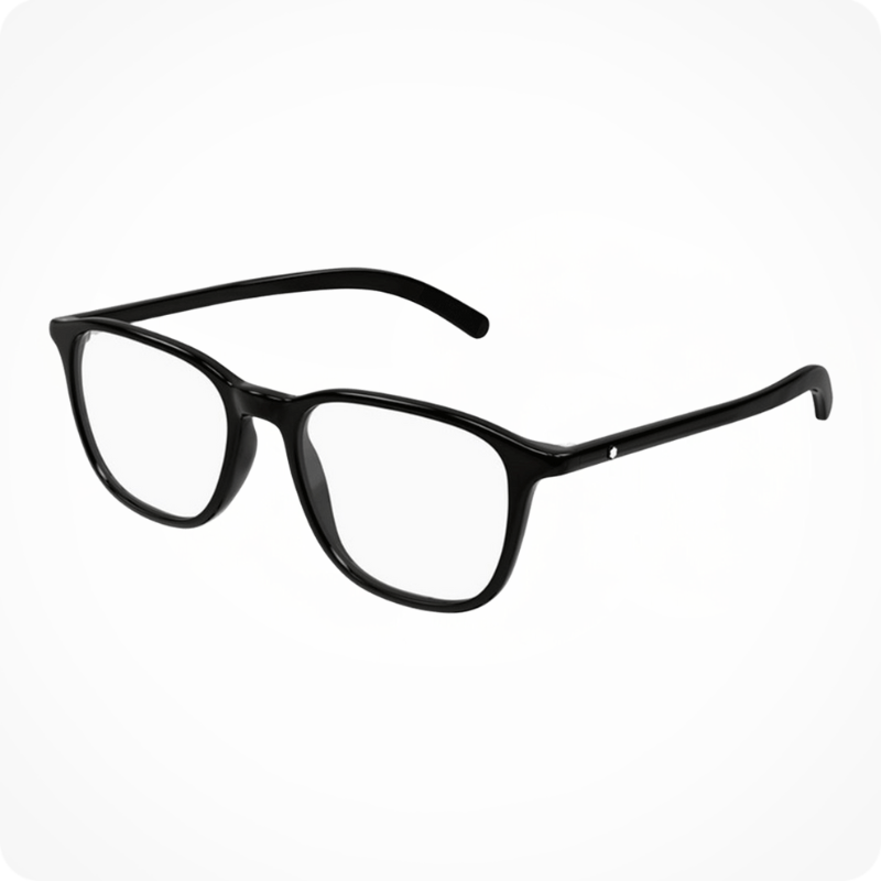 Mont Blanc Rectangle-Style Eyeglasses Frame