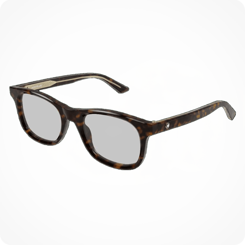 Mont Blanc Square-Style Eyeglasses Frame