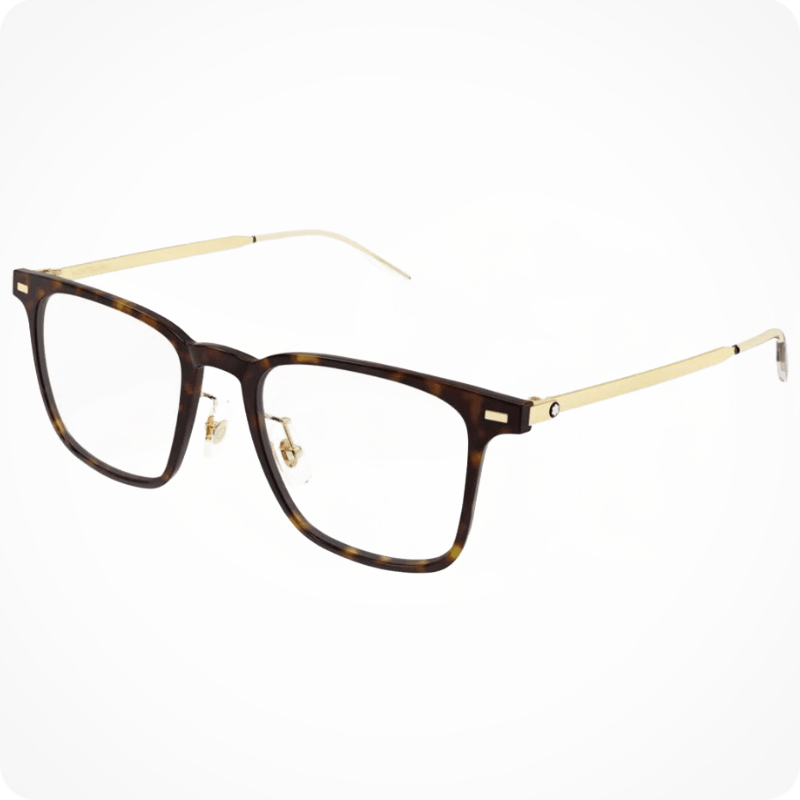 Mont Blanc Square-Style Eyeglasses Frame