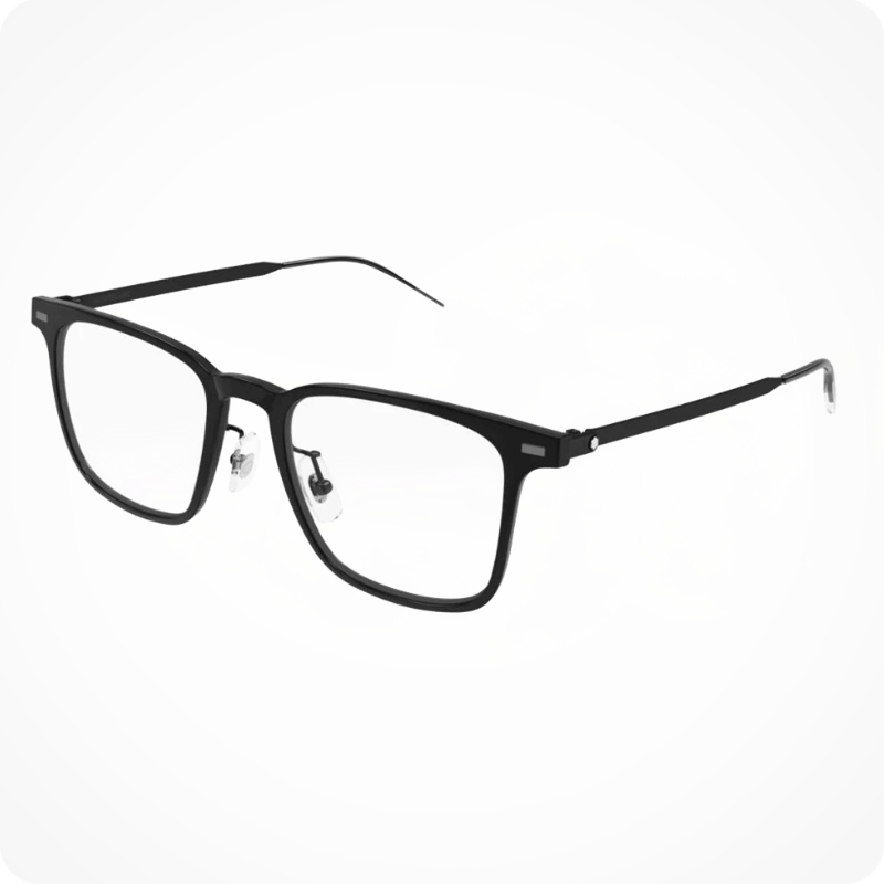 Mont Blanc Square-Style Eyeglasses Frame