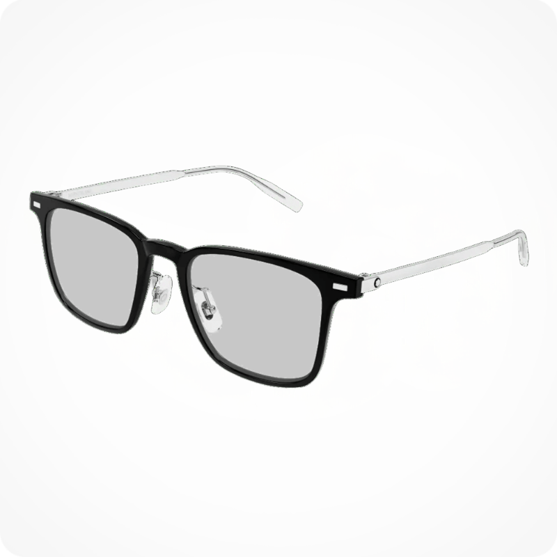 Mont Blanc Rectangle-Style Eyeglasses Frame