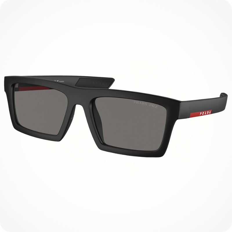 Prada Linea Rossa SPS 02ZSU Rectangle Men's Sunglasses