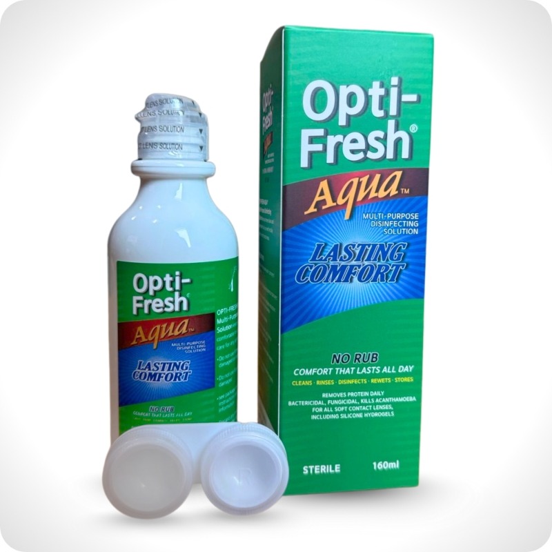Opti Fresh Aqua Multi-Purpose Disinfecting Solution 160ml