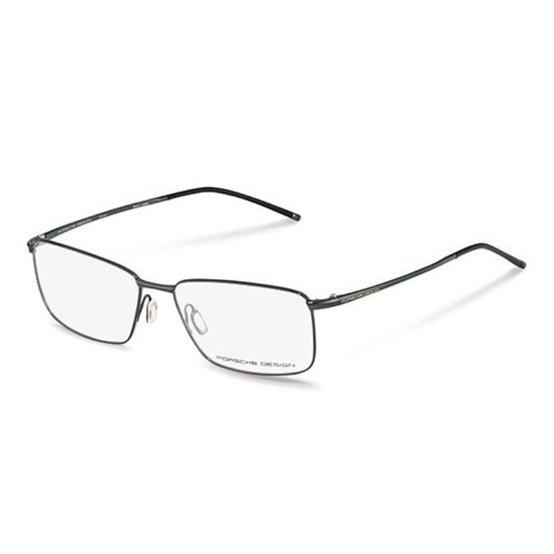 Porsche Design P8364 C 55 Black and Dark Grey Man Eyeglasses Frame