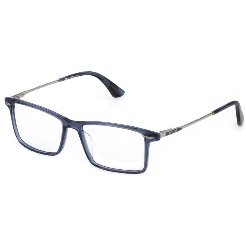 Police Rectangle VPLD92 Eyeglass Frames